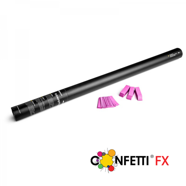 Konfettikanone pink, 80cm