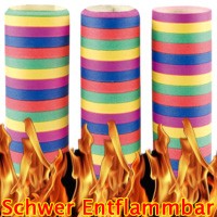 Luftschlangen bunt, schwerentflammbar, 1 Rolle