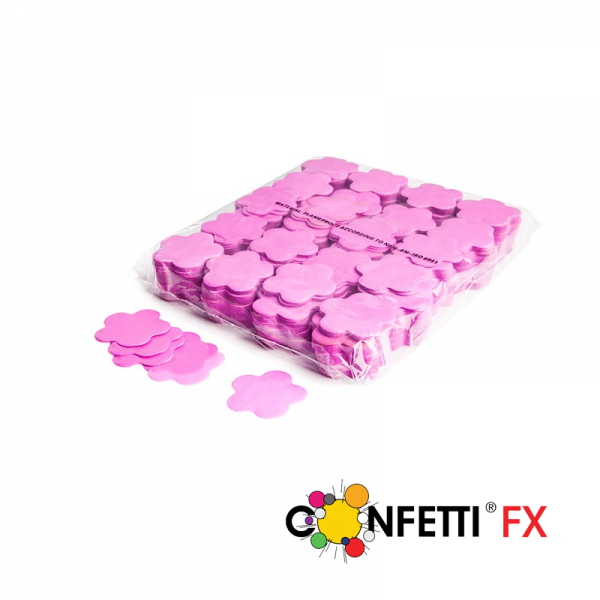 Slow Fall Konfetti, Blumen, pink, 1 kg
