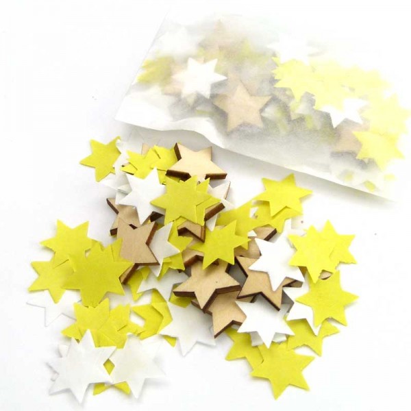 konfetti für weihnachtsmailing