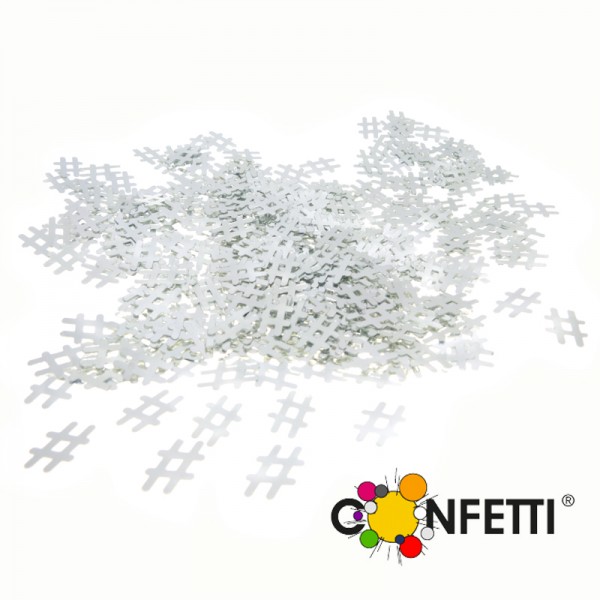 Konfetti Hashtag #