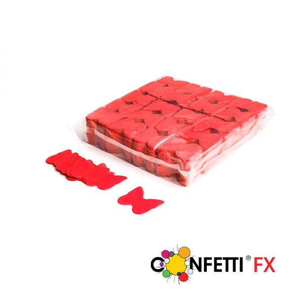 FX Slowfall Konfetti Schmetterlinge rot 1 Kg