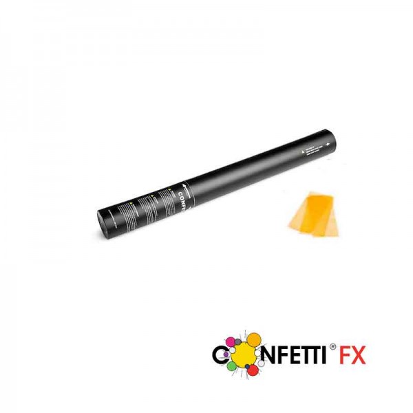 konfettikanone biologisch abbaubar 50 cm orange