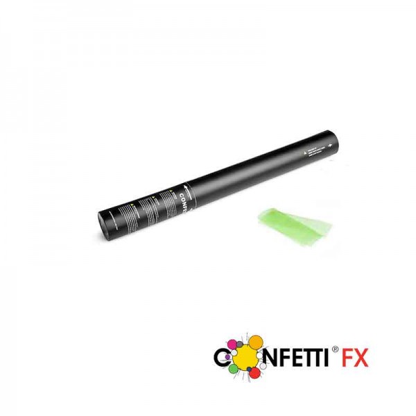 konfettikanone biologisch abbaubar 50 cm grün