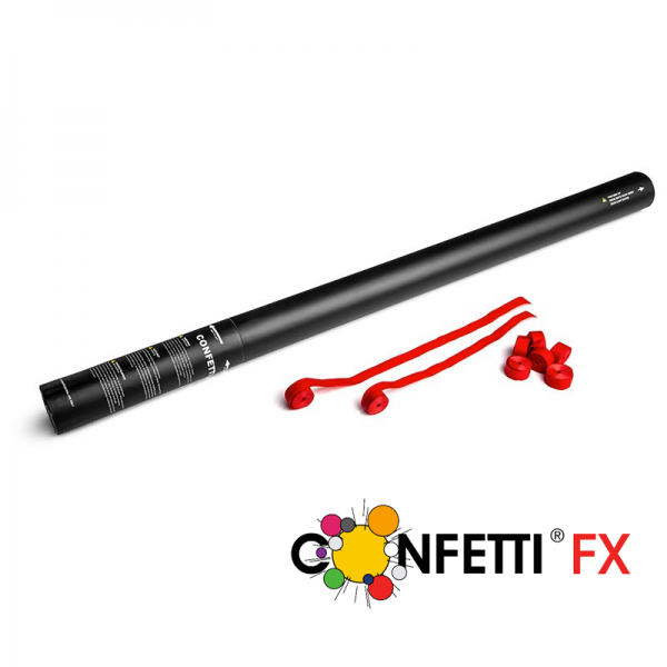 FX Luftschlangen Kanone rot, 80cm