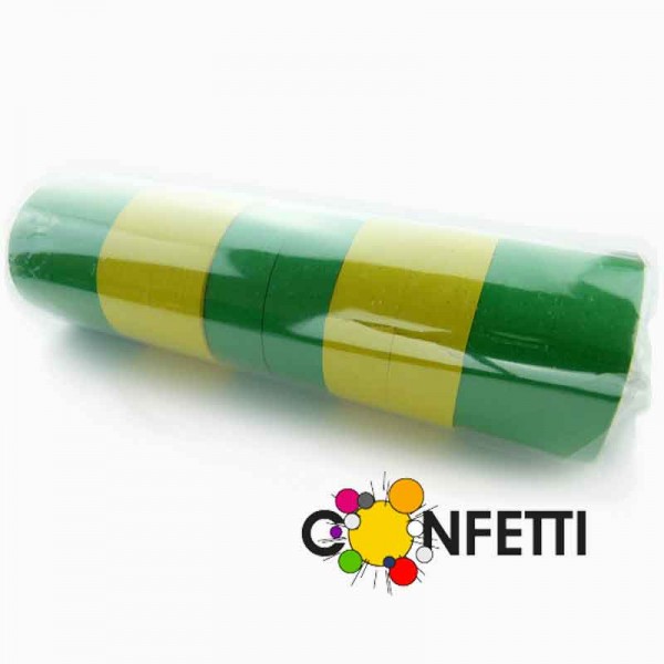 Luftschlangen grün gelb