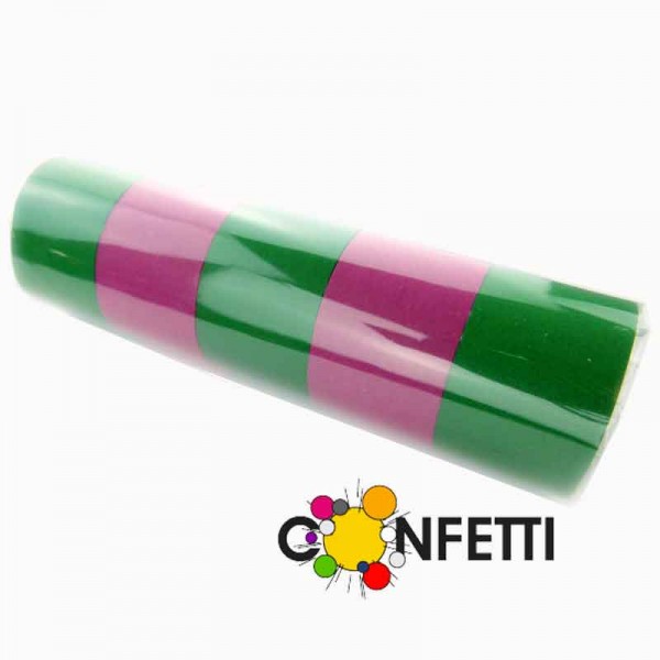 Luftschlangen grün lila