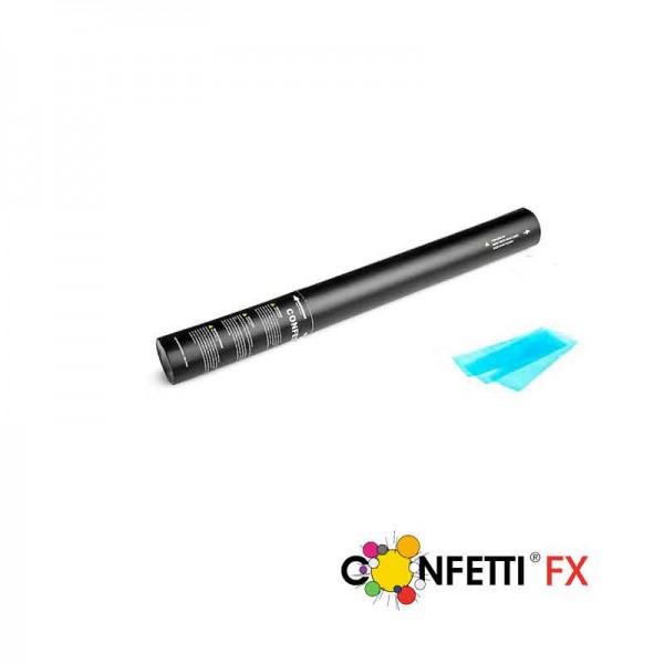fx konfettikanone biologisch abbaubar 50 cm blau