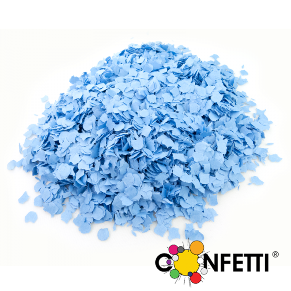 Konfetti, Premium, hellblau, 1 kg (10 mm)