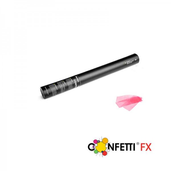 konfettikanone biologisch abbaubar 50 cm rot