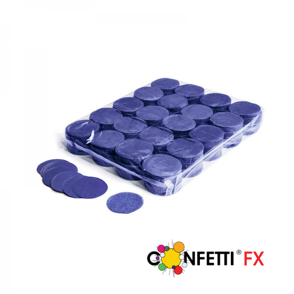 FX Slowfall Konfetti rund dunkelblau - 1 kg