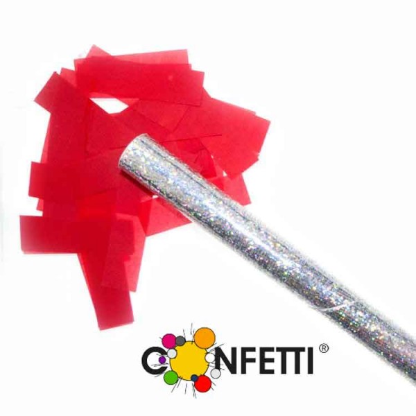 Konfetti Sticks rot