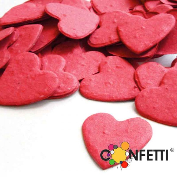 Saatgut blühendes Konfetti hellrot