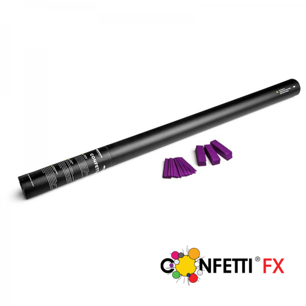 Konfettikanone lila, 80cm