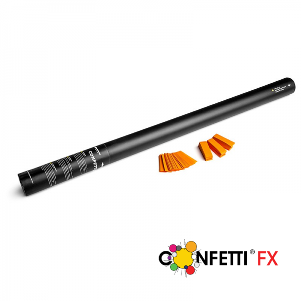 Konfetti Kanone orange, 80cm