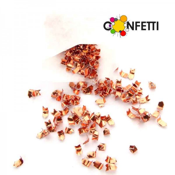Konfetti Pergamin Tütchen Kupfer metallic