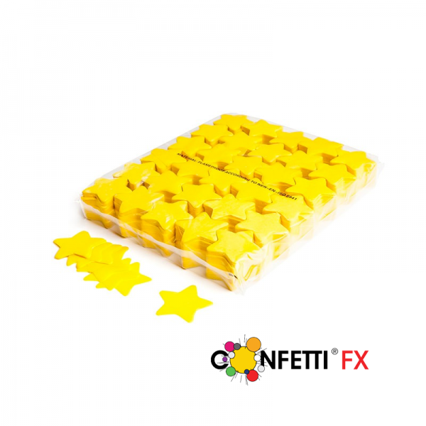 FX Slowfall Konfetti Sterne gelb - 1 kg
